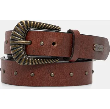 Opasek Kožený pásek Pepe Jeans PL020869 hnědá 88A, vel. L