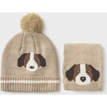 Čepice Kojenecká sada Mayoral 10018.3F.Baby.9BYA hnědá 82X, vel. 80