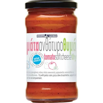 Omáčka Omáčka z řeckých rajčátek a sýru Anthotyro s tymiánem 280gr Simply Greek