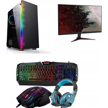 Stolní počítač POČÍTAČ 16GB RAM SSD 512GB W10 MONITOR 27 PALCŮ