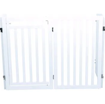 Obraz Dřevěná rozpěrná bezpečnostní zábrana Trixie 160 x 81 cm