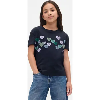 GAP Dětské tričko - Holky GAP černá 3463928