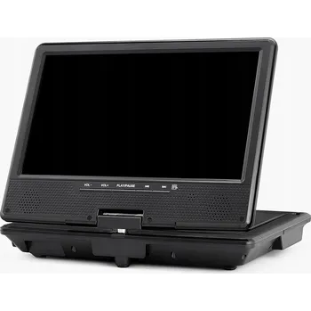 Přenosný DVD přehrávač s otočnou 9" obrazovkou a dvěma vestavěnými reproduktory