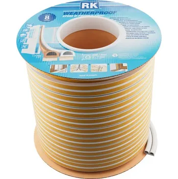 Těsnění do okna a dveří Těsnění oken a dveří EPDM – D-profil, bílá 100 m