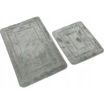 Koupelnová předložka Koupelnová předložka 2dílná ALOR Euromat měkká šedá