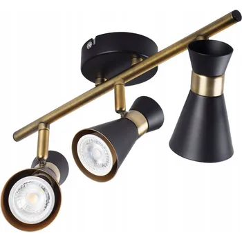 Stropní svítidlo přisazené Kanlux 35 W GU10 48,5 cm černé