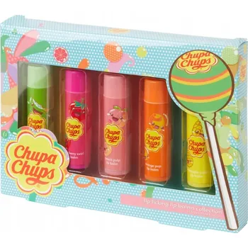 Péče o rty Hydratační balzámy na rty Chupa Chups lip collection ovocné 5 kusů