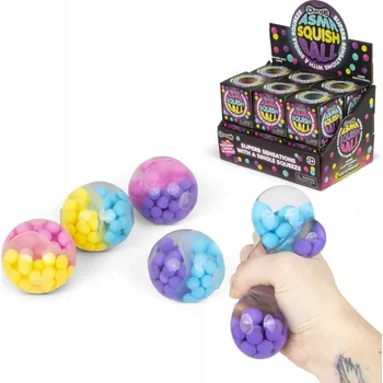 Hračka pro nejmenší Scrunchems ASMR Mačkací Hračka antistresové senzorické s kuličkami