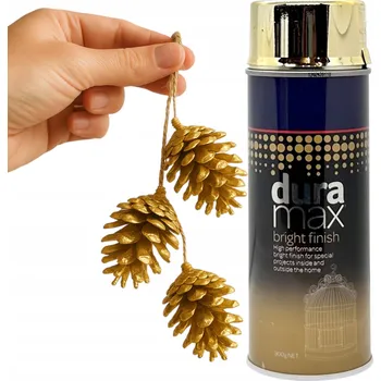 Barva ve spreji Lak Spray Zlatý Chrom Efekt Barva barva Zlatá 400ML