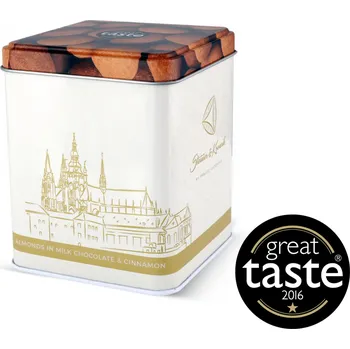 Čokoláda Mandle v mléčné čokoládě a skořici, 200 g