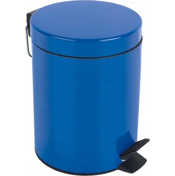 Odpadkový koš Spirella pedálový odpadkový koš SYDNEY, modrá ocel, 3 L