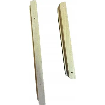 Nábytkové kování Nábytková úchytka dřevo buk přírodní reling 150 mm