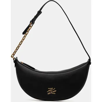 Kabelka Kožená kabelka Karl Lagerfeld K/AUTOGRAPH B1W30236 černá 99X, vel. ONE SIZE