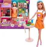 Set panenky s kavárnou