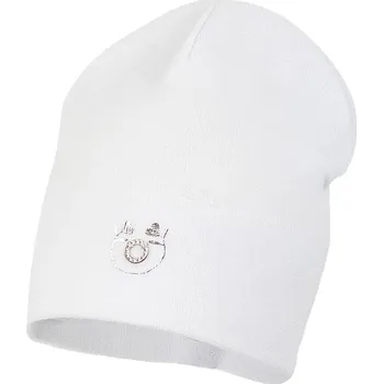 Čepice Dětská bavlněná čepice Jamiks SHARON SHARON.Nak.glo.JWH037.G bílá 00X, vel. 52