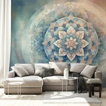 Tapeta Dovido Tapeta mandala v pastelových tónech