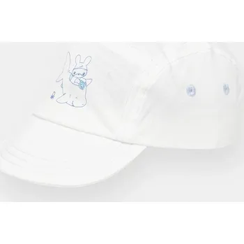 Kšiltovka Dětská bavlněná kšiltovka United Colors of Benetton 69G7AA00X.W.Seasonal bílá 00X, vel. 42