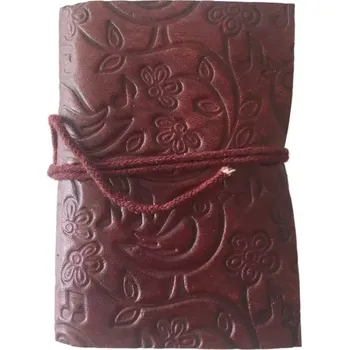 Zápisník Vínový zápisník s reliéfním vzorem