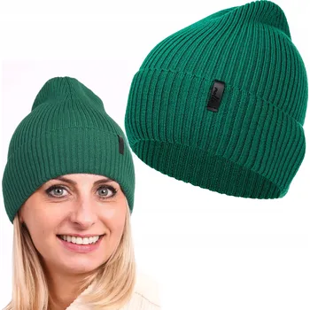 Čepice Molti zimní čepice beanie zelená, velikost 55/60