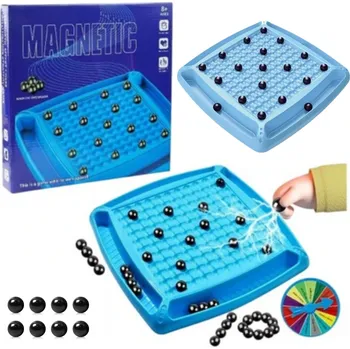 Desková hra Magnetická hra Šachy Strategická Rodinná Hra 32 Kuliček Hrací deska