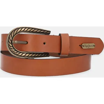 Opasek Pásek Pepe Jeans CAMILA BELT dámský, hnědá barva, PL020863 88X, vel. S