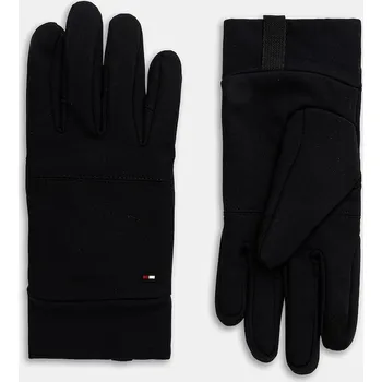 Rukavice Rukavice Tommy Hilfiger pánské, černá barva, AM0AM13601 99X, vel. S/M