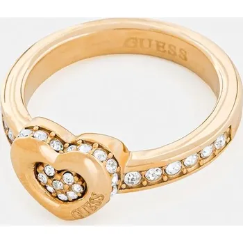 Prsten Prstýnek Guess L.O.V.E. JUBR05 464JW JUBR05.464JW zlatá GLD, vel. 52