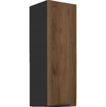 Kuchyňská skříňka Kuchyňská skříňka Kondela černá 31 x 30 x 90 cm, barva dvířek: tmavé legno