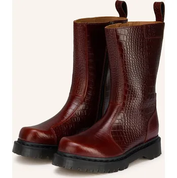 Dámské sandále Dr. Martens Lodě Rejena, tmavě červená