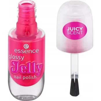 Přípravek na nehty ESSENCE Glossy Jelly Nail Polish gelový lak na nehty 02 Candy Gloss 8 ml