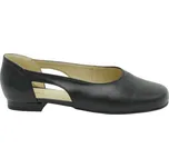 Černé baleríny De Plus F.177-X1-090 - široká špička (Extra široké) - 37