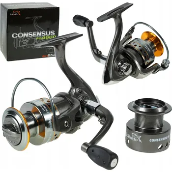 Rybářský naviják Rybářský naviják Hokkaido Consensus FD2000 9+1 ALU CÍVKA PLUS EXTRA CÍVKA