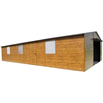 Přístřešek na auto 9D. Garáž 6 x 12 m