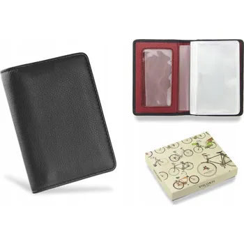 Peněženka Pouzdro na vizitky Visconti , přírodní lícová kůže