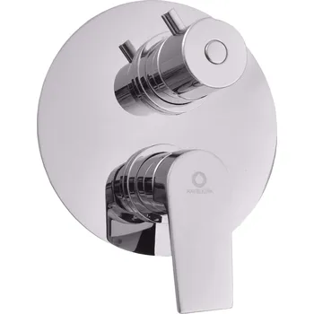 Vodovodní baterie COLORADO - Vanová/Sprchová baterie podomítková 3-cestná s tělesem, Chrom CO187.3, RAV Slezák