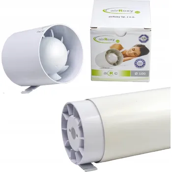 Domácí ventilátor Potrubní ventilátor airRoxy 100 mm A+ 104 m³/h