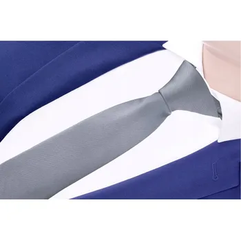 Kravata ŽAKÁROVÁ Mikrovláknová Jednobarevná Pánská Kravata ke Košili Šedá GREG g65