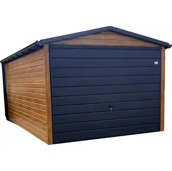 Přístřešek na auto 51D. Plechová garáž Premium 3×7