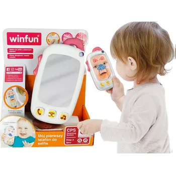 Telefon pro děti Winfun 15 cm x 8,5 cm, vícebarevný