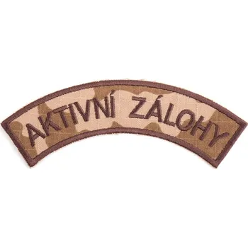 Nášivka Nášivka Aktivní Zálohy POUŠTNÍ oblouk