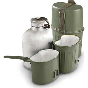 Láhev Polní láhev Bundeswehr hliníková