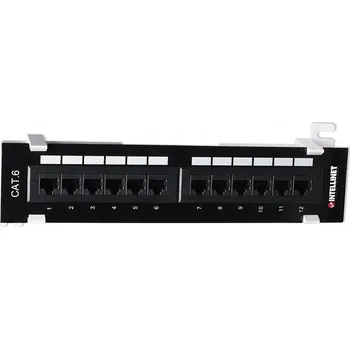 Patch panel Patch panel Intellinet 560269 černý, 12 portů