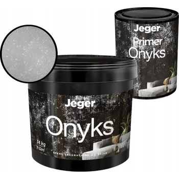 Dekorativní Sada na Zeď Metalické Vpity Onyx Stříbrný + Primer Onyx