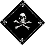 Šátek JOLLY ROGER černý