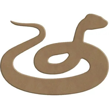 Výtvarná sada Gomille Dřevěný výřez k dekoraci Gomille, 12x9 cm - Had