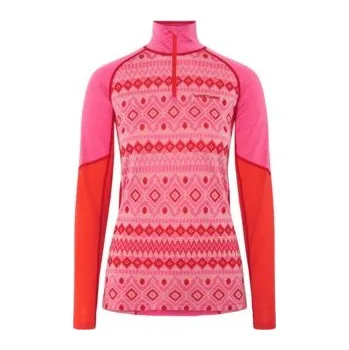 Dámské termoprádlo Dámská funkční mikina Kari Traa Malia Hz Velikost: L / Barva: růžová