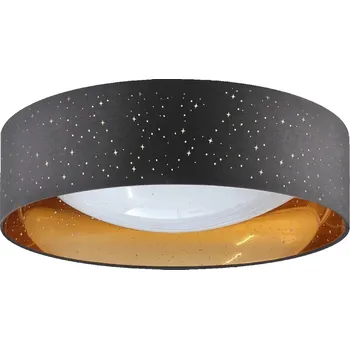 Stropní Svítidlo stropní LED lampa 24W Hvězdná obloha černá-zlatá Goldlux