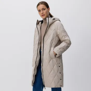 Dámský kabát Reserved - Prošívaná bunda - béžová - TS859-08X - TS859-08X-XS