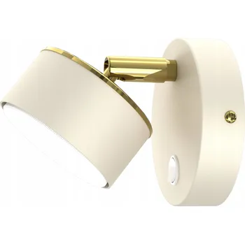 NÁSTĚNNÉ SVÍTIDLO STROPNÍ SVÍTIDLO STROPNÍ REFLEKTOR ECRU BÉŽOVÁ GX53 ČESKÁ LAMPA