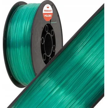 Filament PLA FILAMENT 1,75 mm 1 kg Plastspaw Crystal Máta